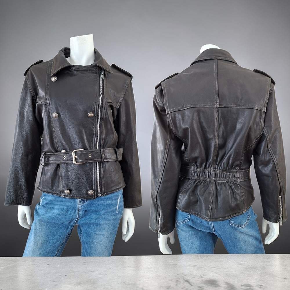 Laurence Roy Women's Black Leather Jacket